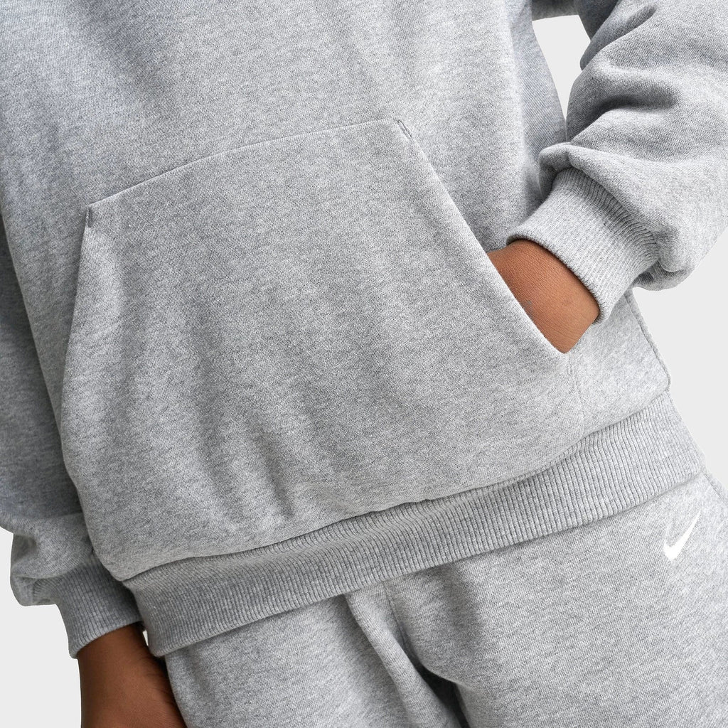 Big Kids' Loose Fit Fleece Pullover Hoodie - Gray