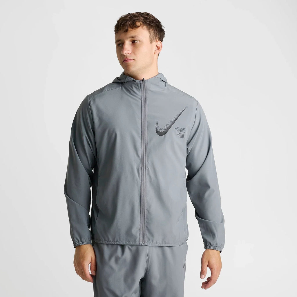Men's Moisture-Wicking Full-Zip Hooded Jacket
