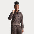 Girls' Leopard Print Track Jacket
