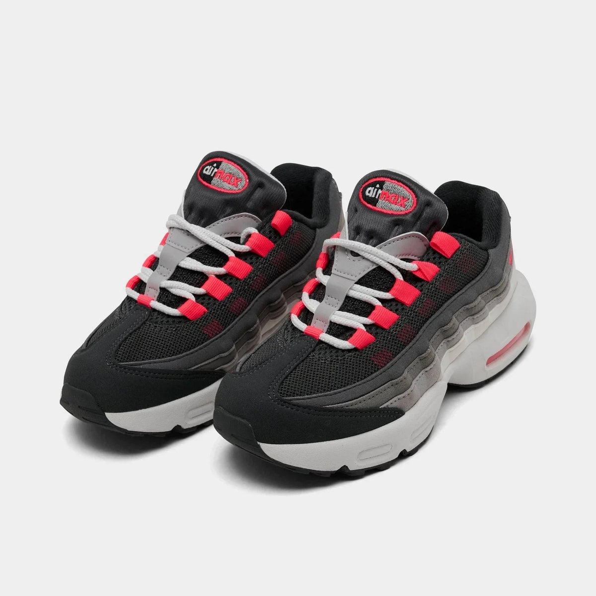 Kids' Mesh And Leather Cushioned Sneakers