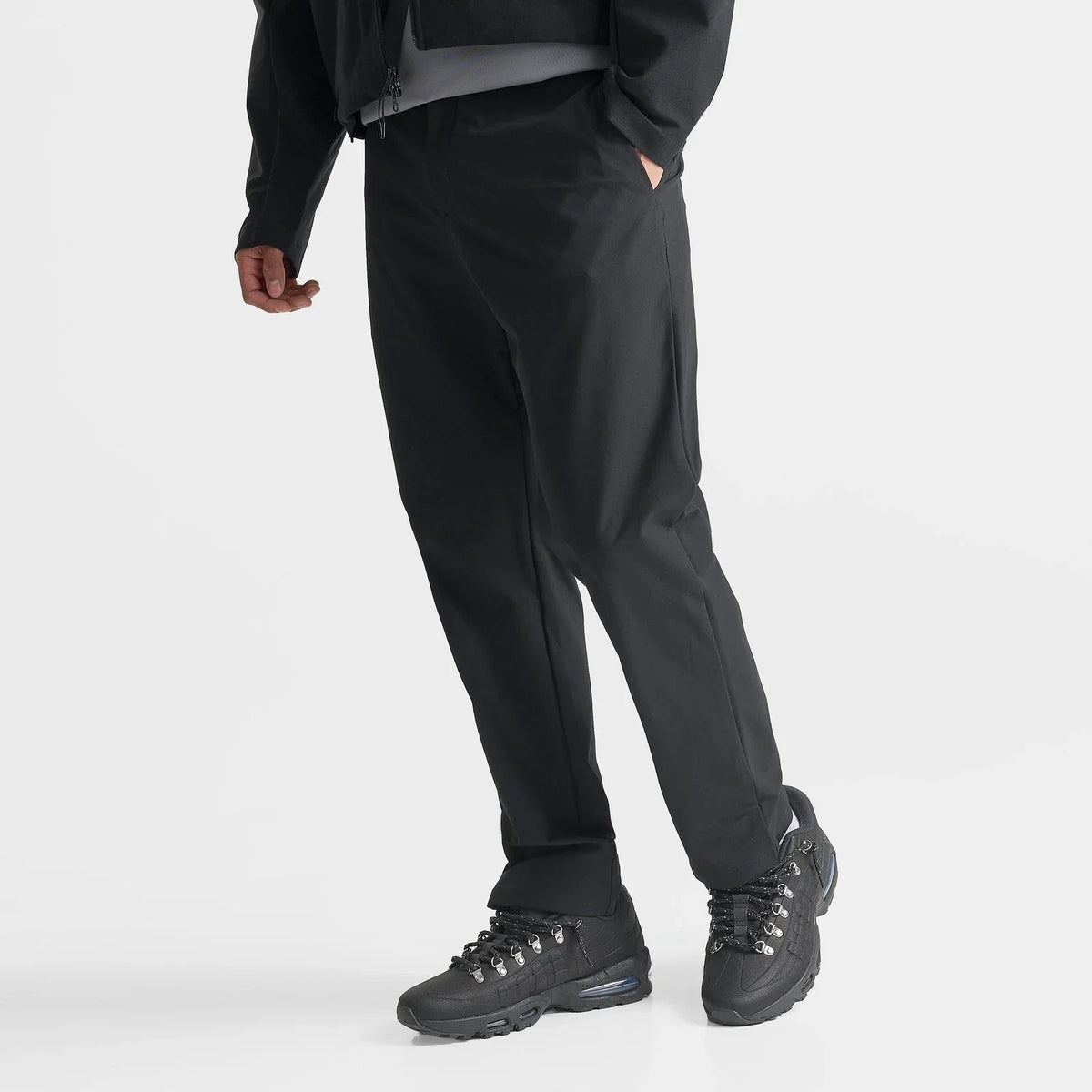 Men's Stretch Straight Chino Pants - Black