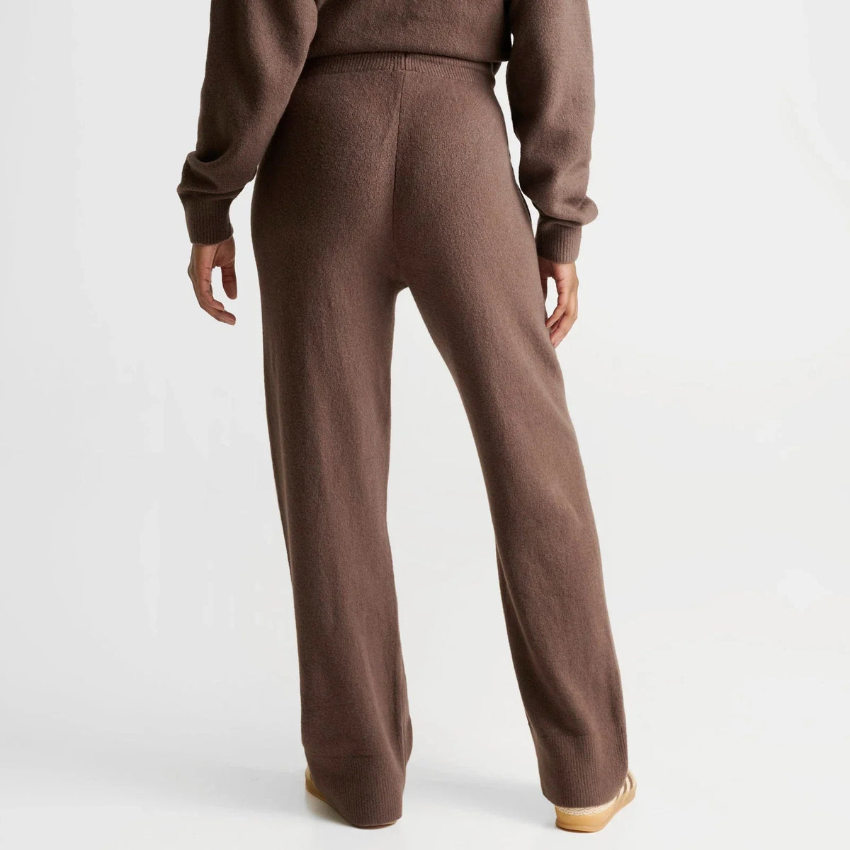 Women's Loose-Fit Wool-Blend Knit Pants