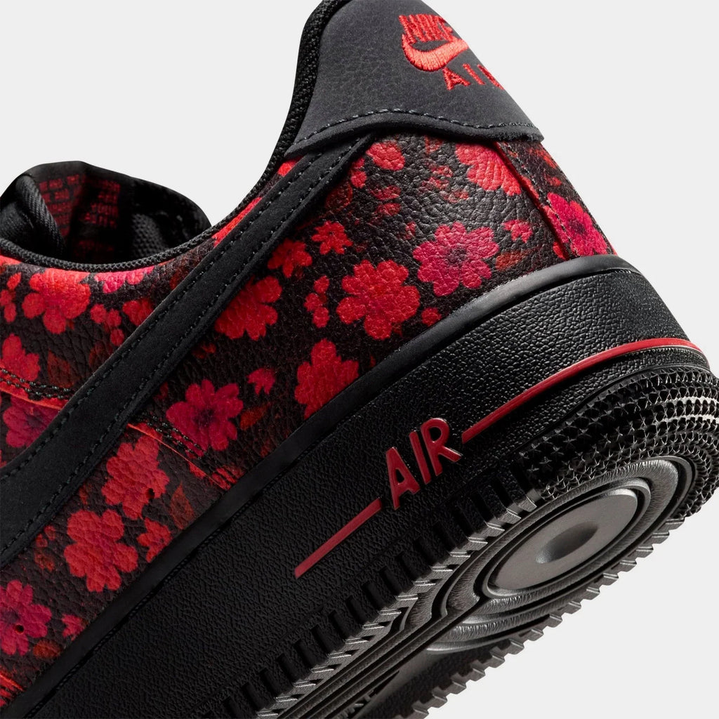 Women's Floral Embossed Leather Low Top Sneaker