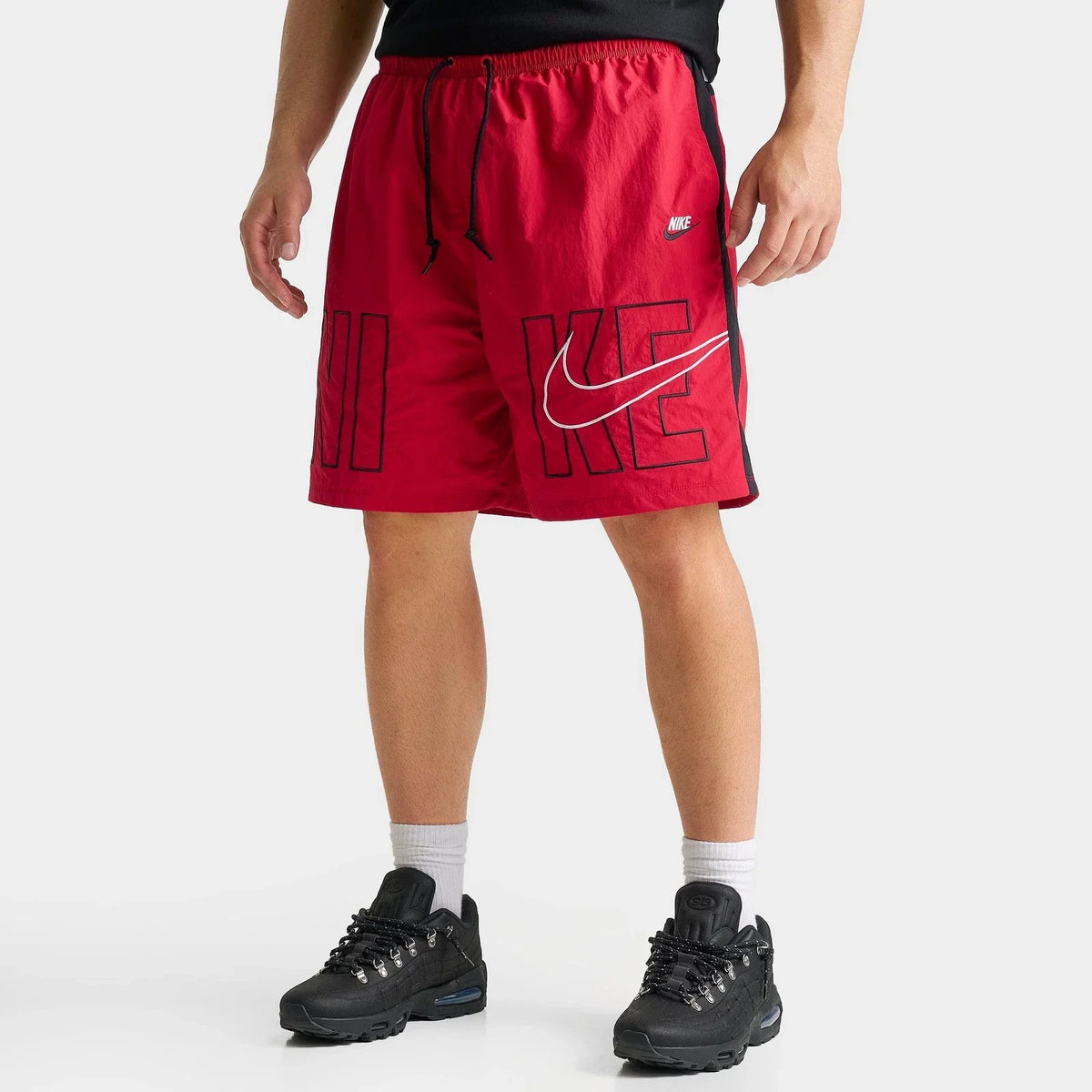 Men's Nylon Mid-Thigh Sport Shorts