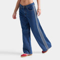 Women's Mid-Rise Denim Track Pants