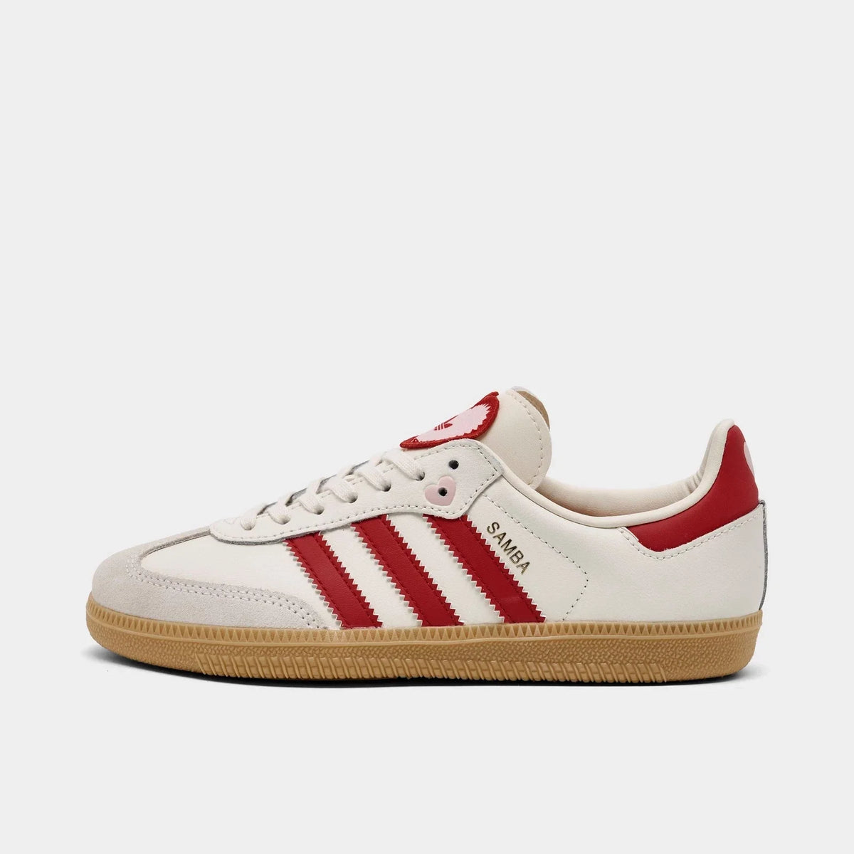 Girls' Heart Leather Low-Top Sneakers