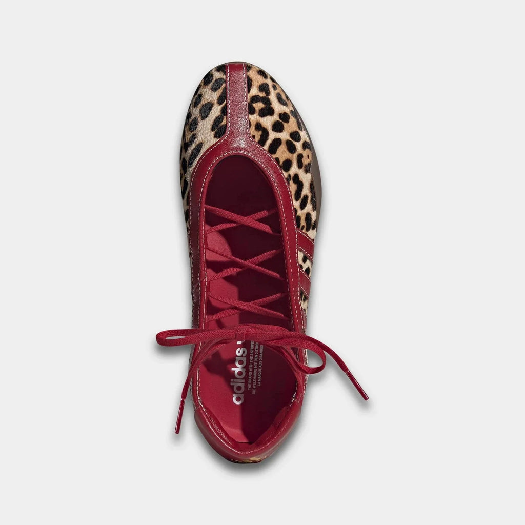 Women's Leopard Print Ballet-Inspired Sneakers