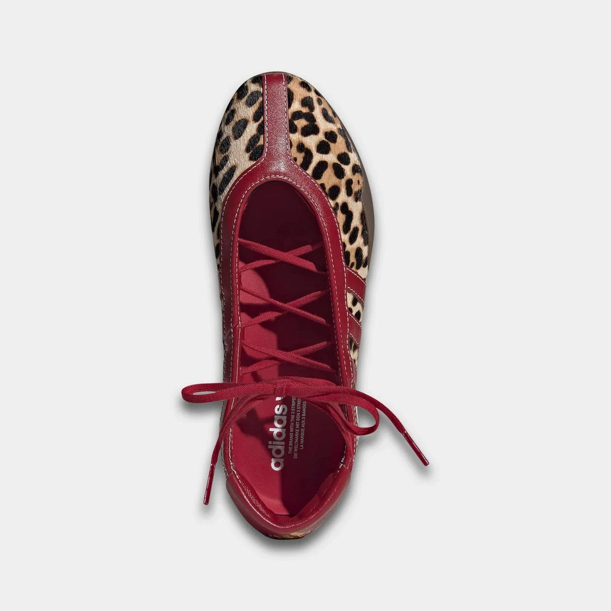 Women's Leopard Print Ballet-Inspired Sneakers