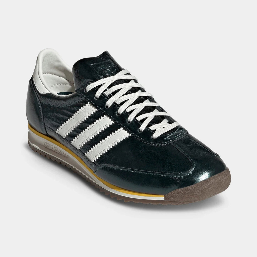Women's Metallic Leather Retro Sneakers
