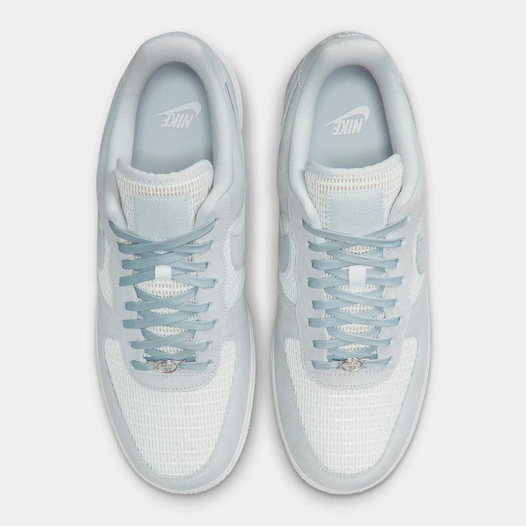 Men's Woven Suede Low Top Sneakers - White