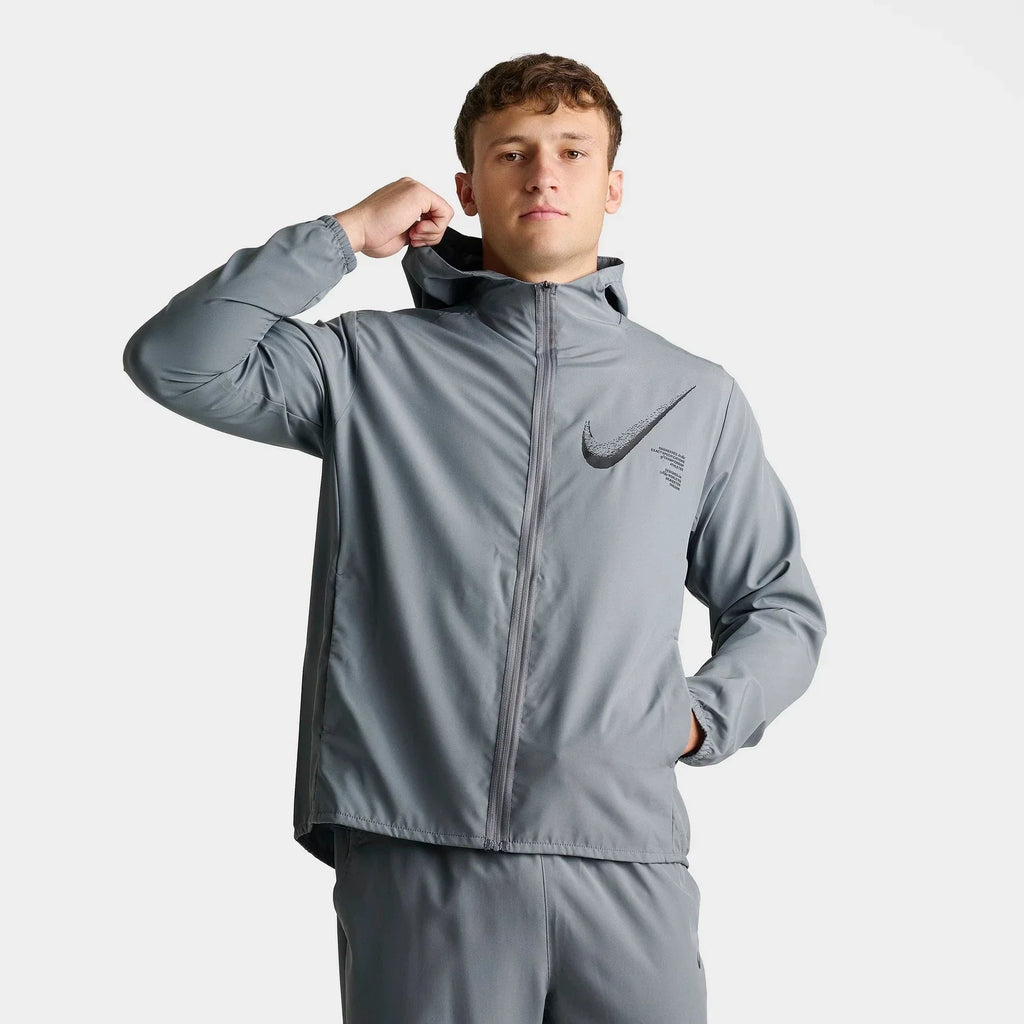 Men's Moisture-Wicking Full-Zip Hooded Jacket