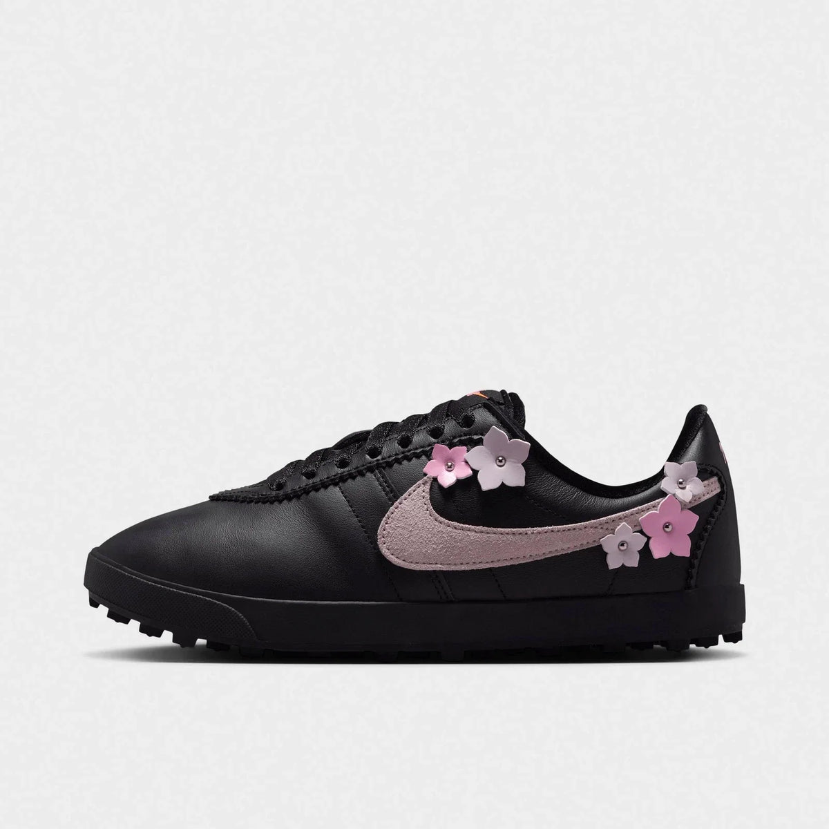 Women's Leather Floral Casual Sneakers