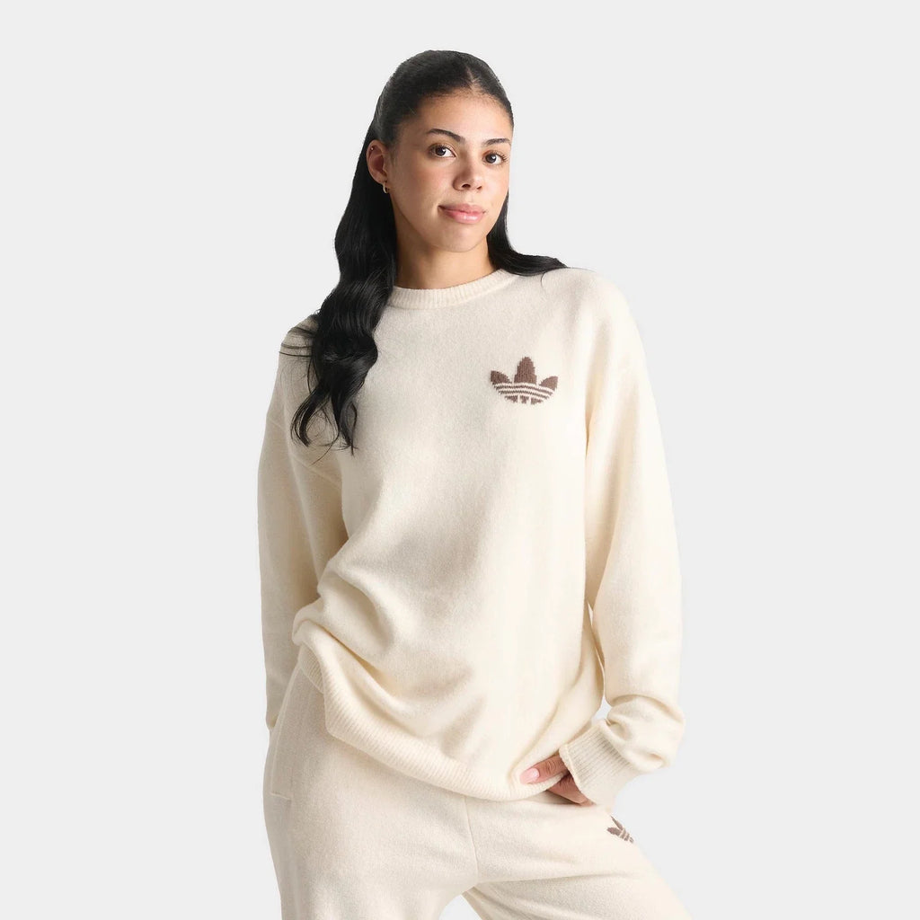 Women's Loose-Fit Wool-Blend Knit Sweater