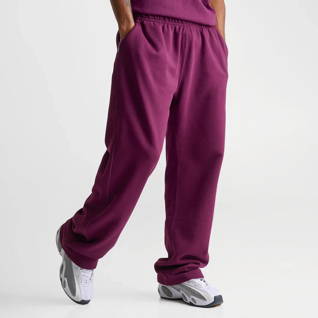 Men's Relaxed Open-Hem Fleece Sweatpants