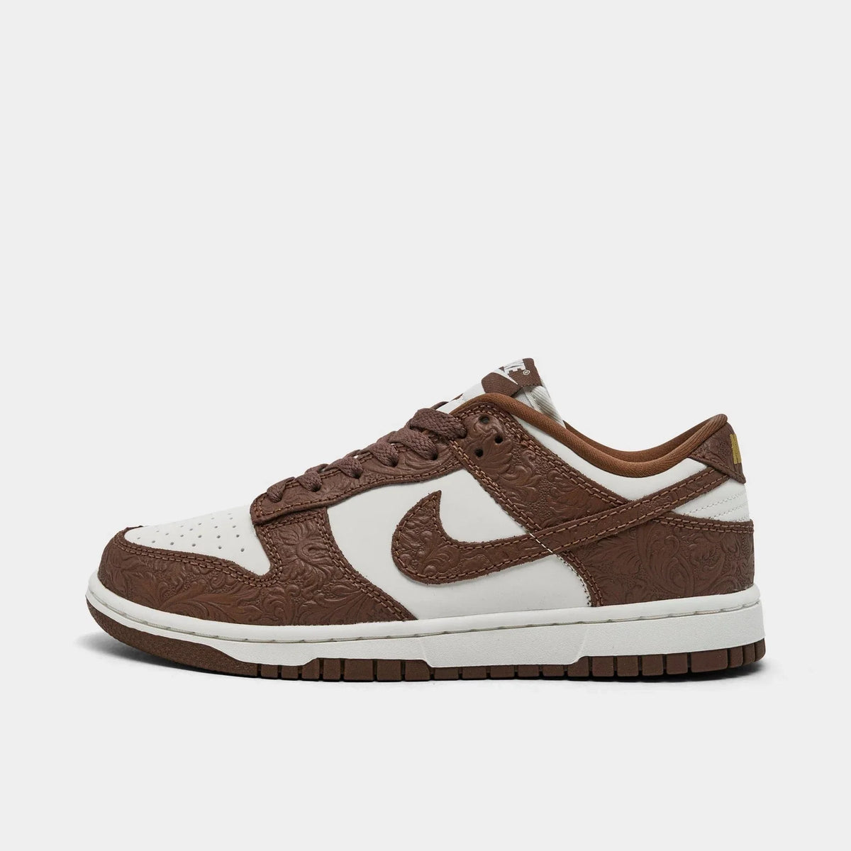 Women's Embossed Leather Low-Top Sneaker
