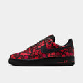 Women's Floral Embossed Leather Low Top Sneaker