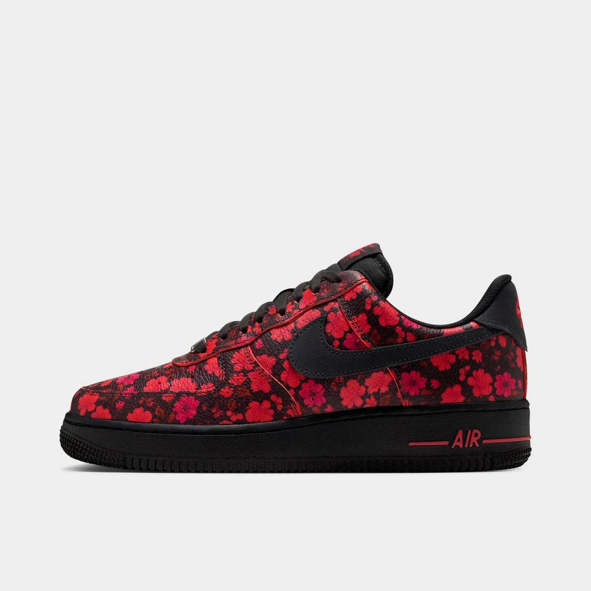 Women's Floral Embossed Leather Low Top Sneaker