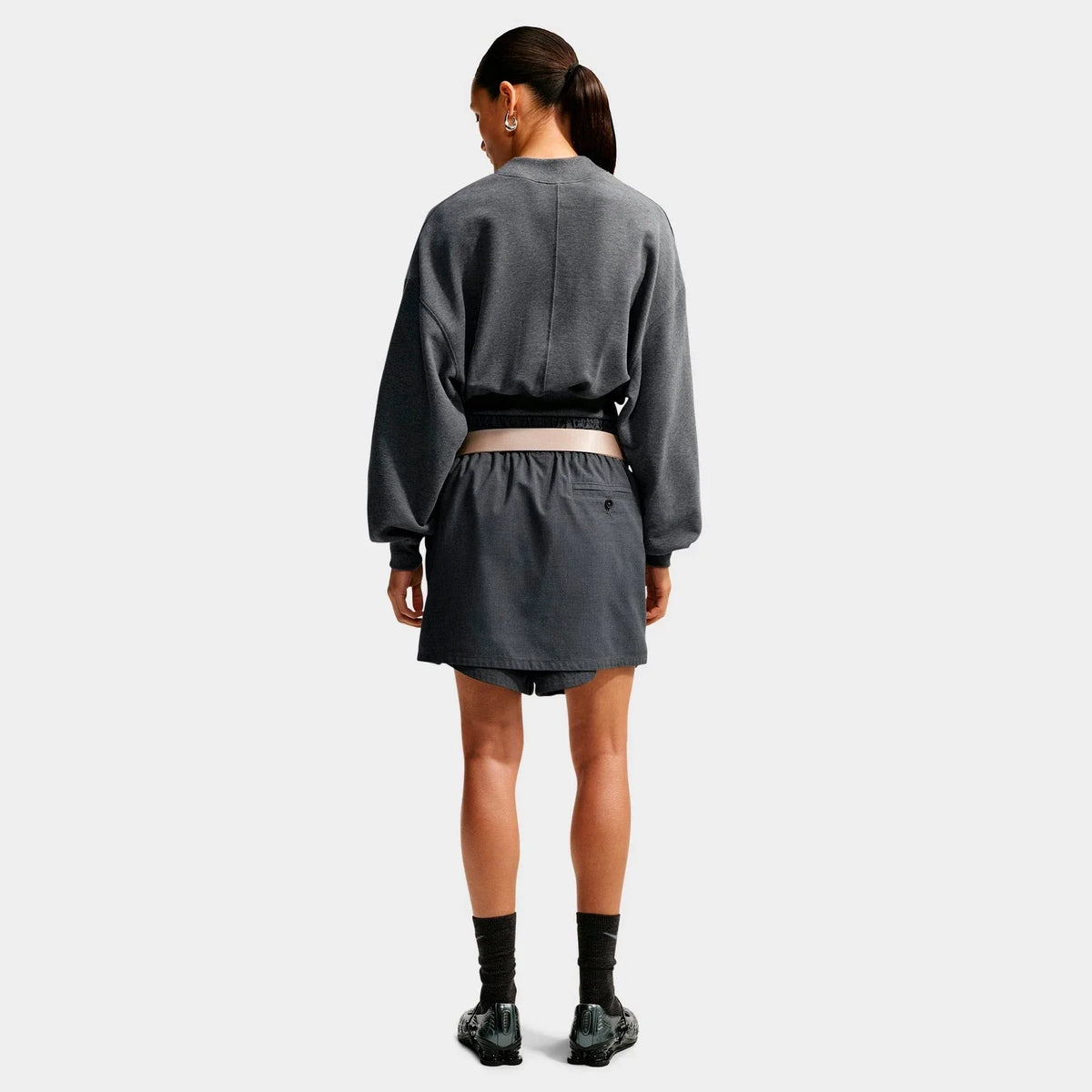 Women's Cropped French Terry Crew Sweatshirt