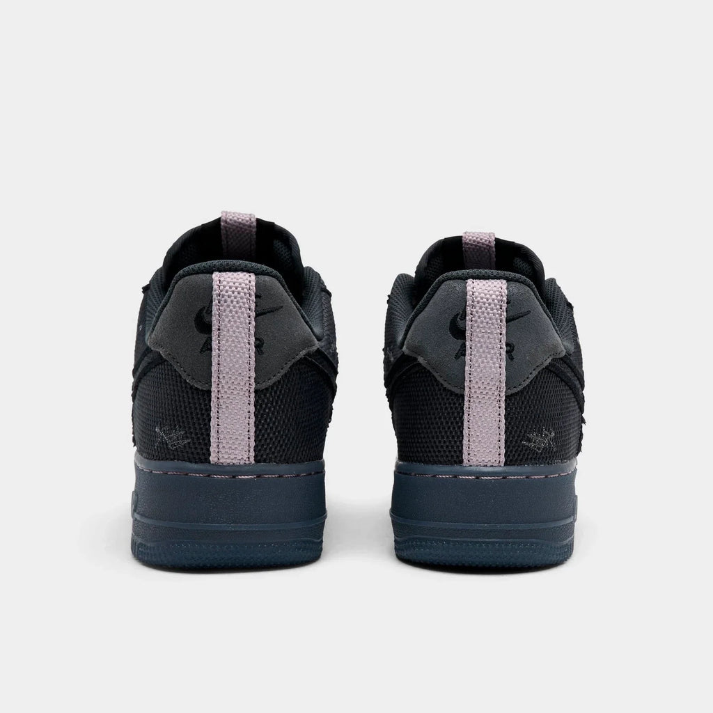 Men's Mesh And Suede Low-Top Sneakers - Gray