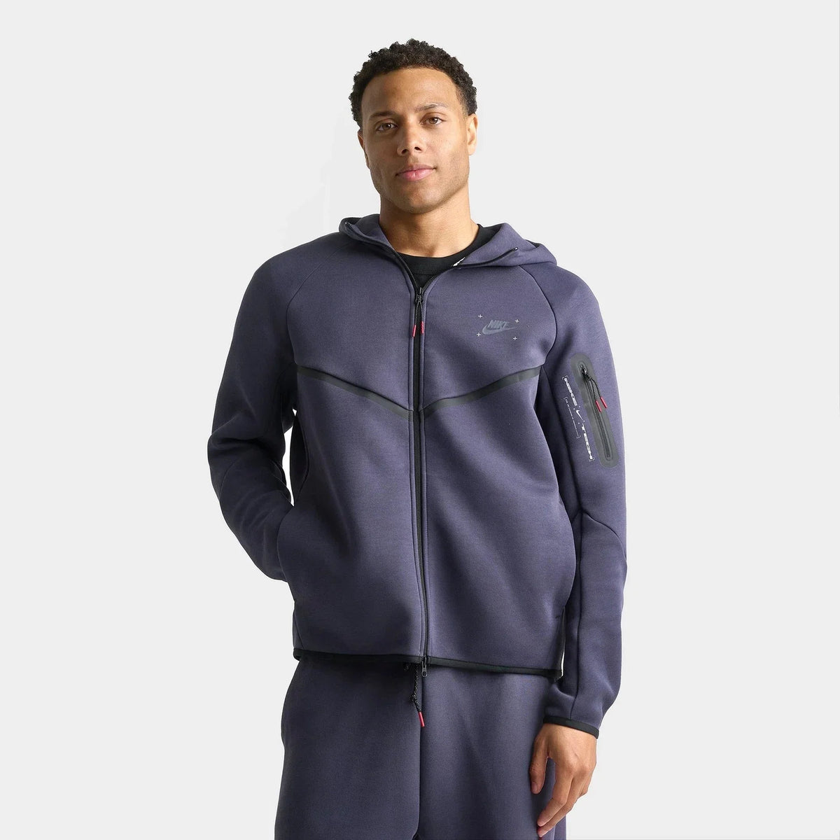 Men's Graphic Full-Zip Hooded Jacket