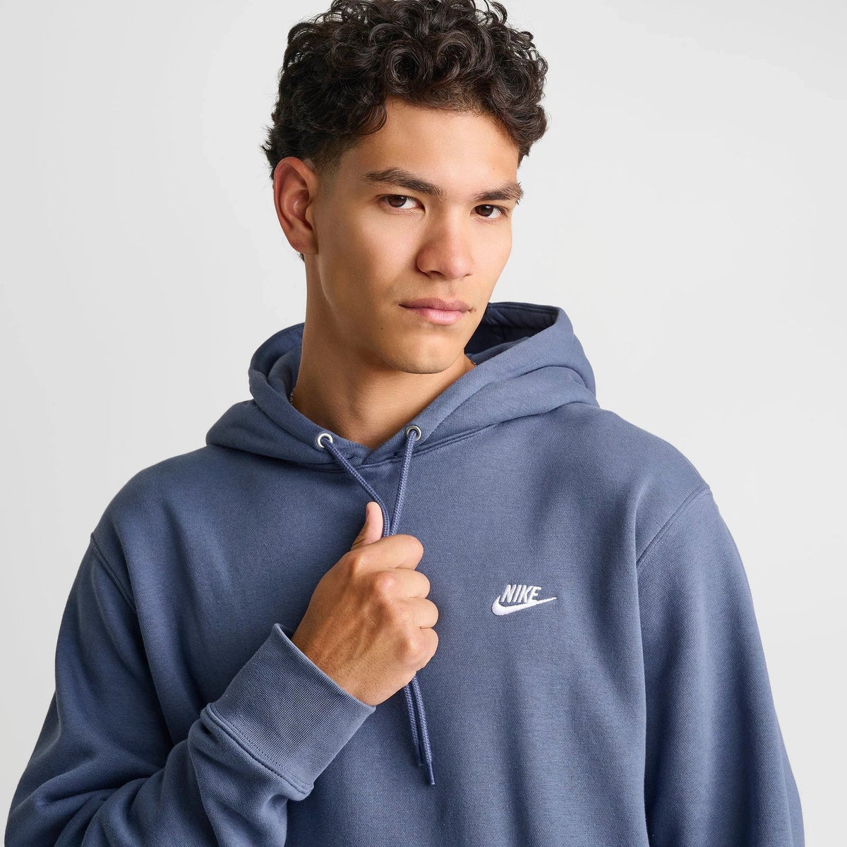 Men's Embroidered Fleece Pullover Hoodie