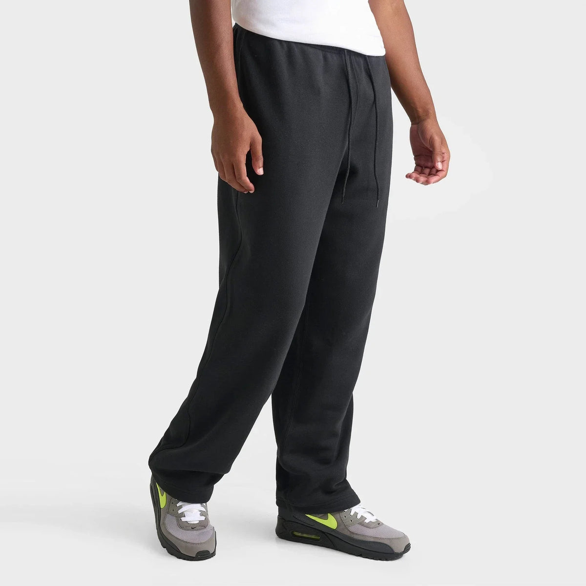 Men's Bungee-Hem Fleece Joggers - Gray