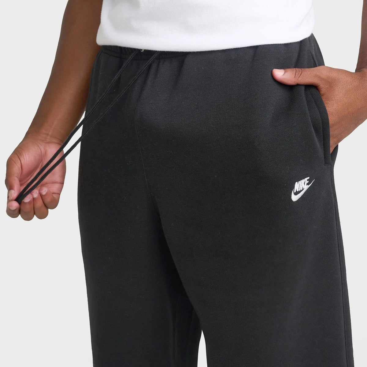 Men's Bungee-Hem Fleece Joggers - Gray
