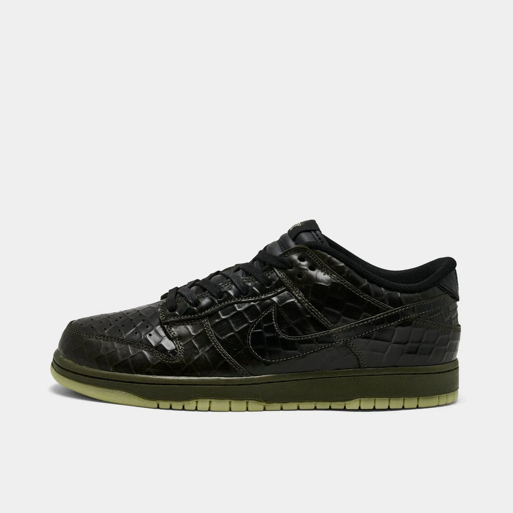 Men's Suede Low Top Sneakers - Green