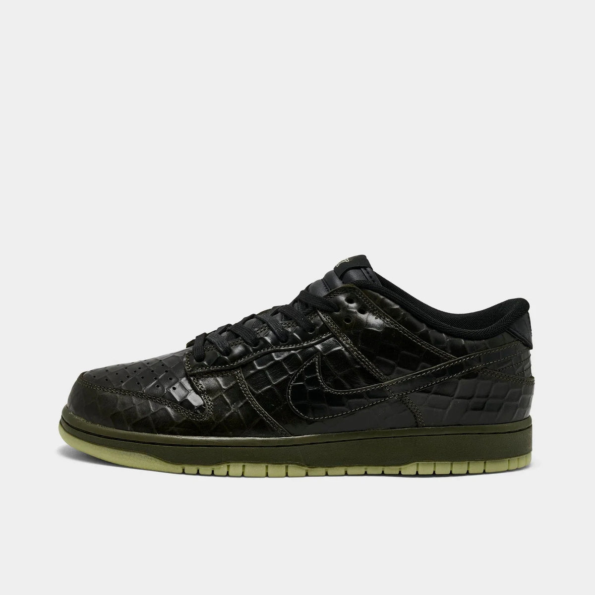 Men's Suede Low Top Sneakers - Green