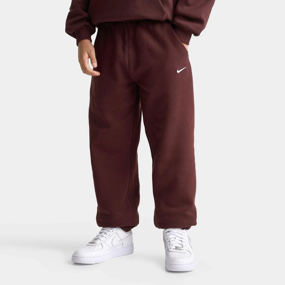 Kids' Fleece Jogger Pants - Red