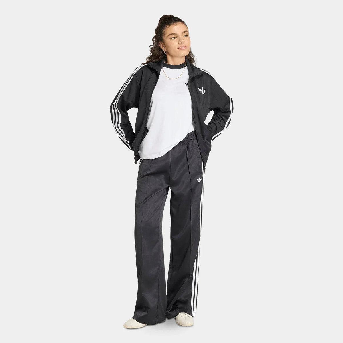 Women's Recycled Satin Loose Track Pants