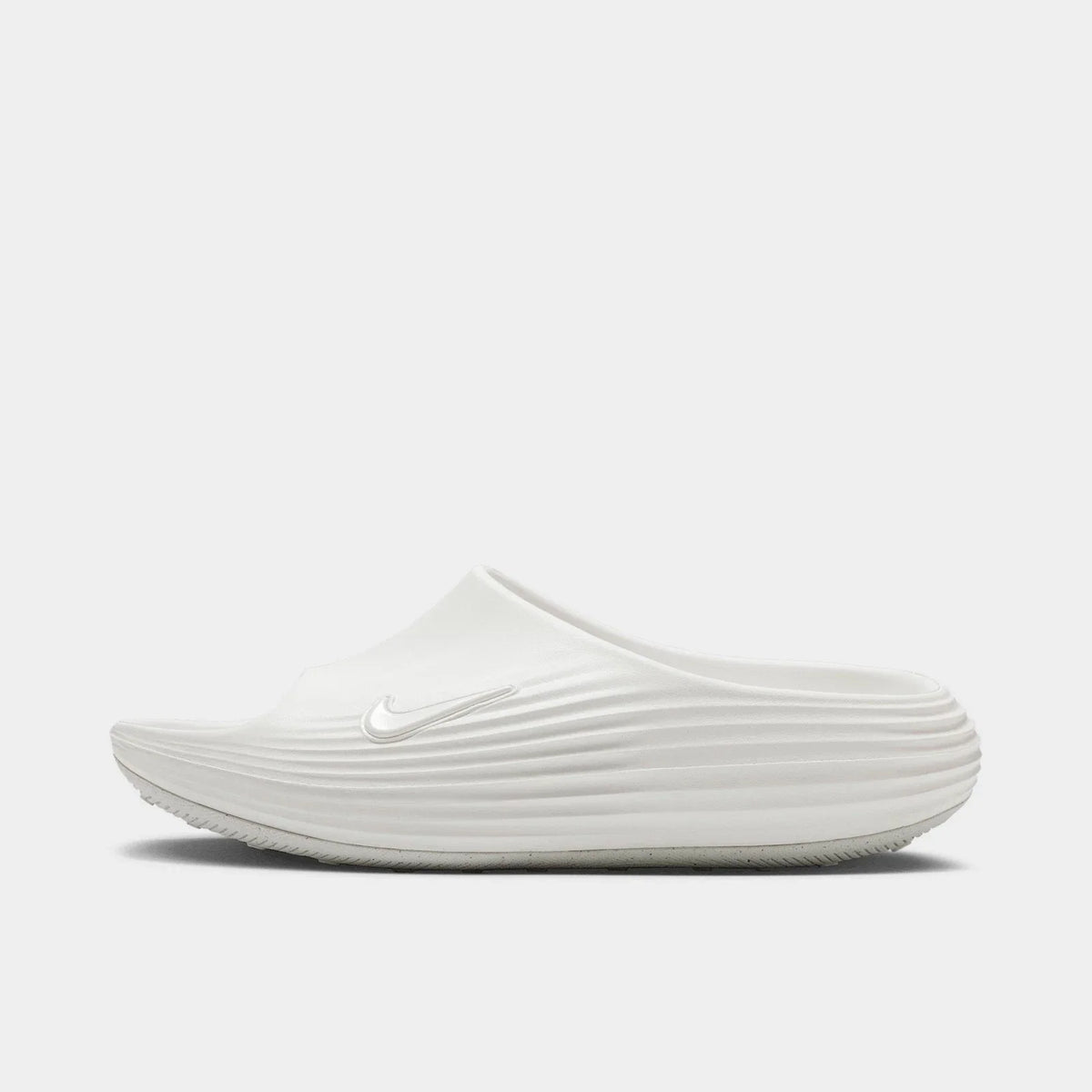 Women's Cushioned Recovery Slides - White