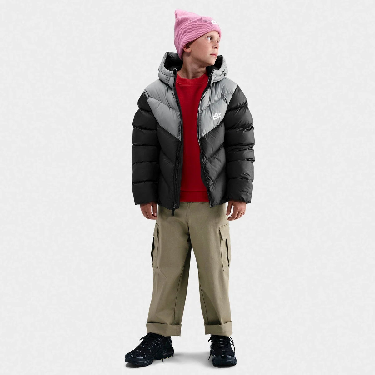Big Kids' Insulated Water-Repellent Puffer Jacket