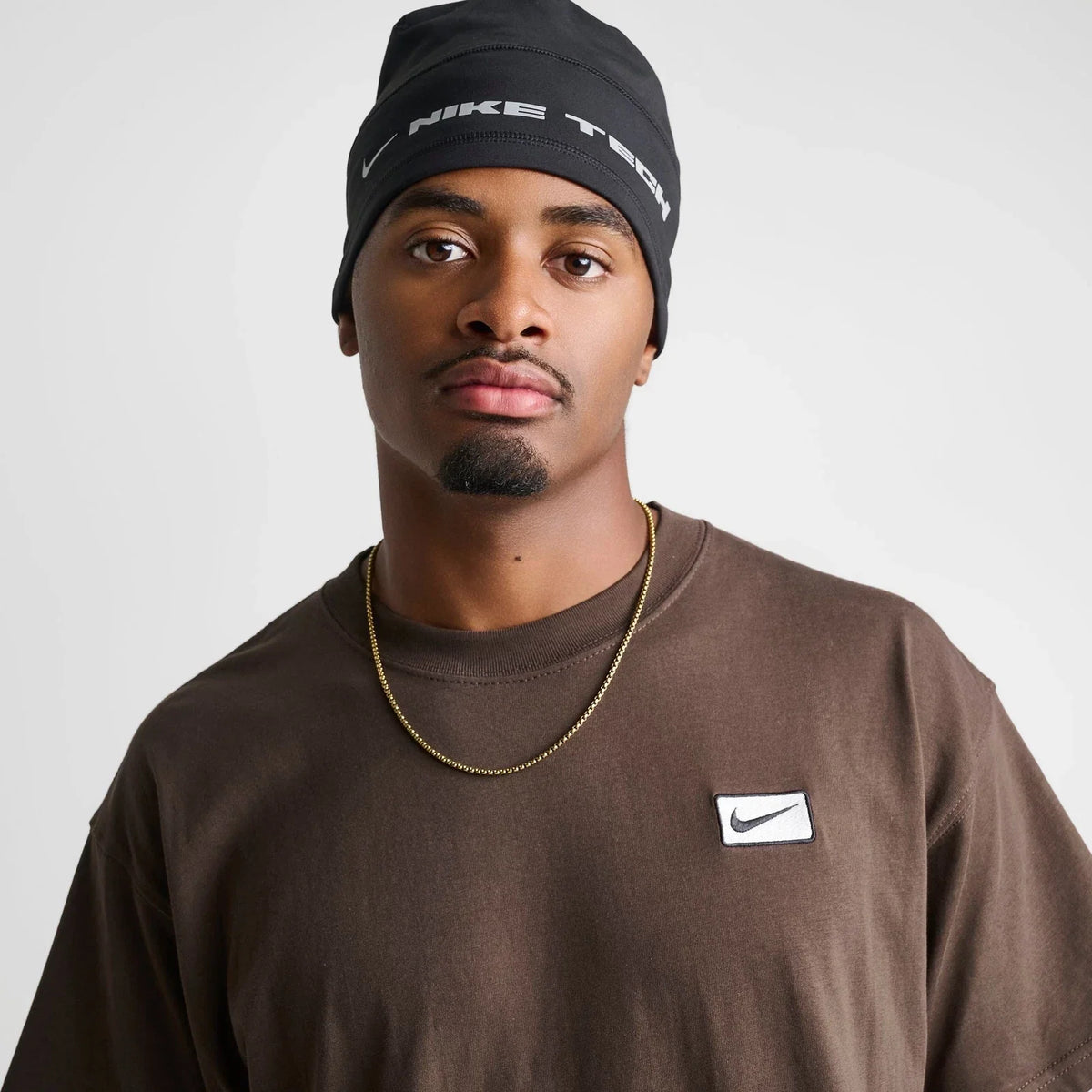 Men's Relaxed Cotton Short-Sleeve T-Shirt - Brown