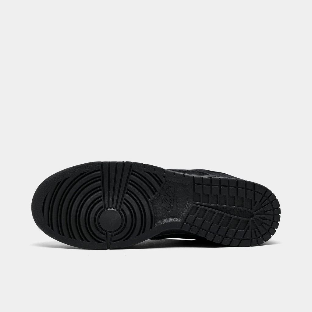 Men's Suede Low-Top Sneakers - Black