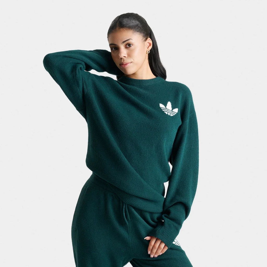 Women's Loose-Fit Wool-Blend Knit Sweater