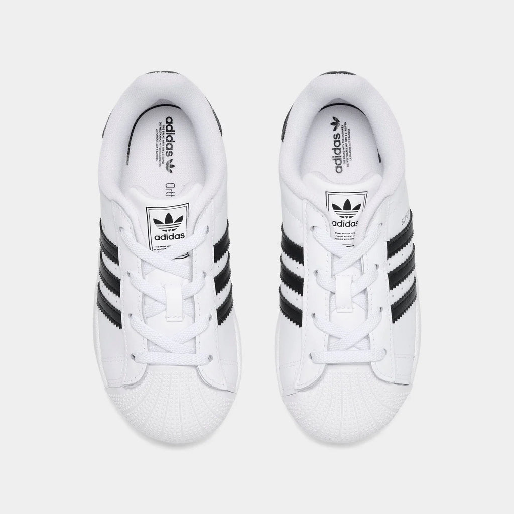 Toddler Leather Shell Toe Sneaker - White