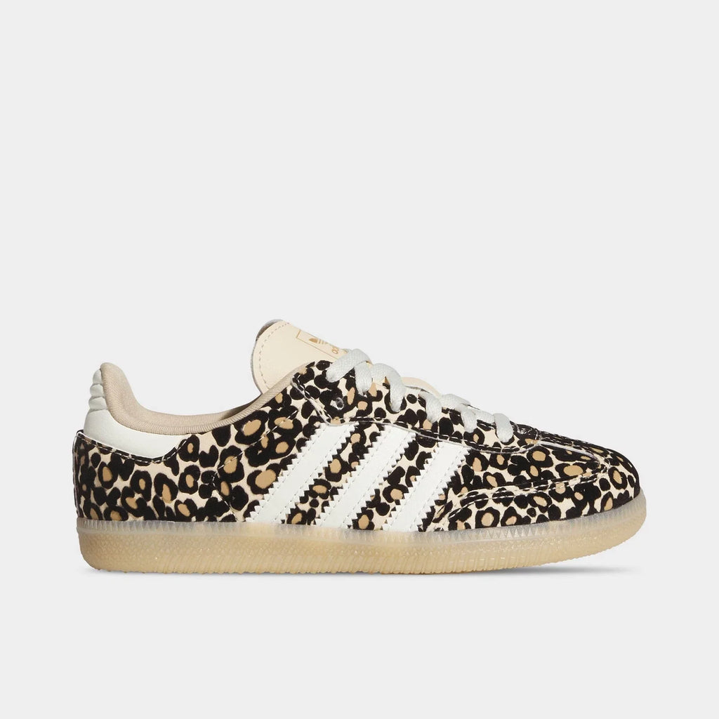 Little Kids' Animal Print Leather Sneakers
