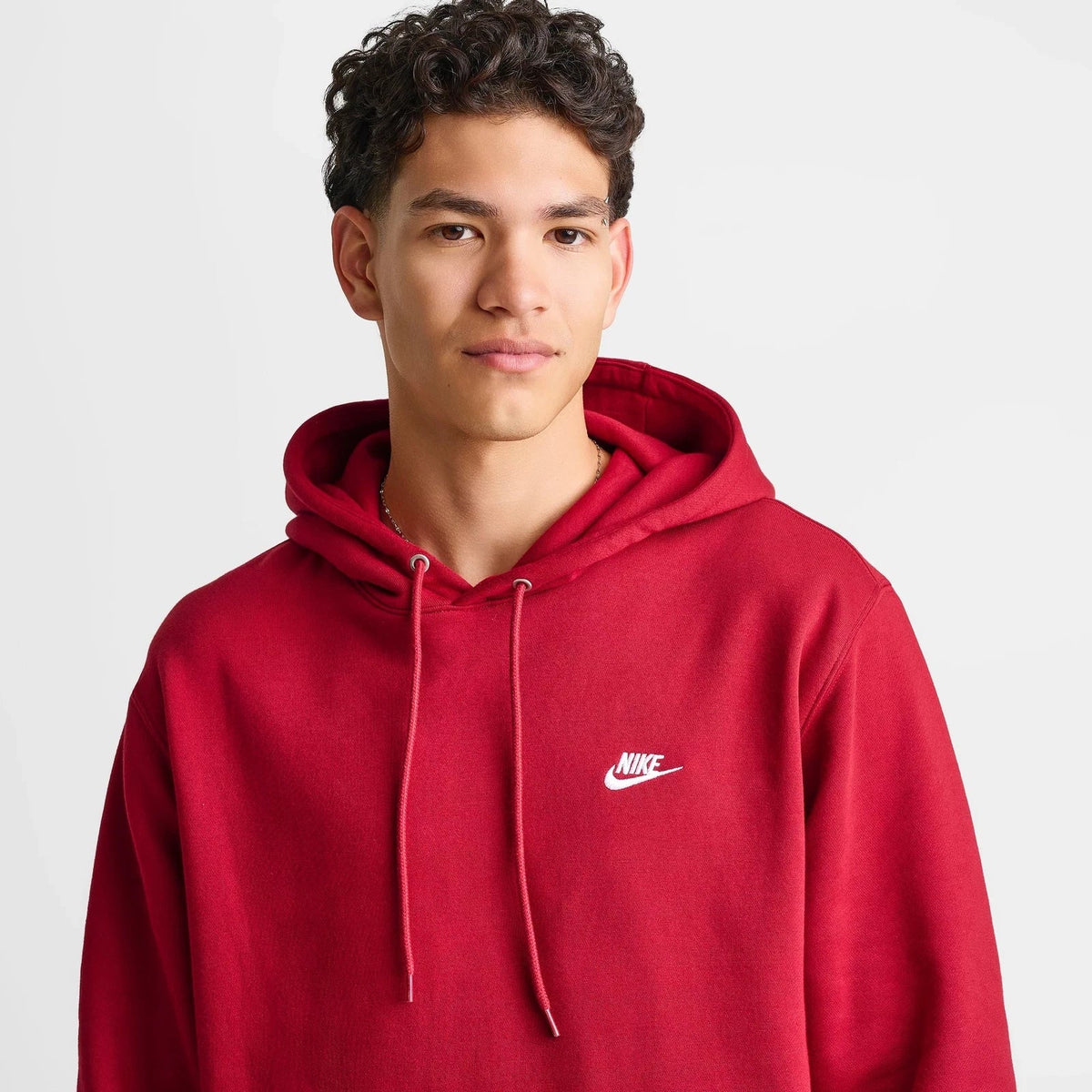 Men's Embroidered Fleece Pullover Hoodie