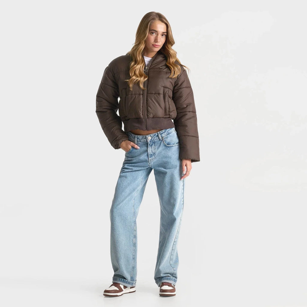 Women's Water-Repellent Hooded Puffer Jacket