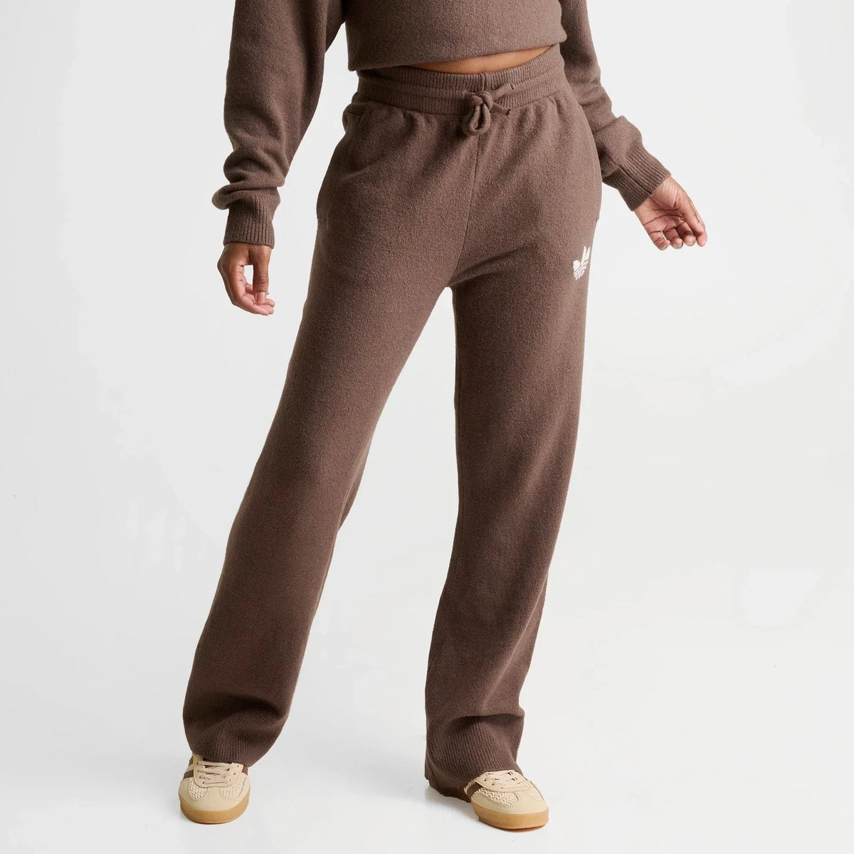 Women's Loose-Fit Wool-Blend Knit Pants