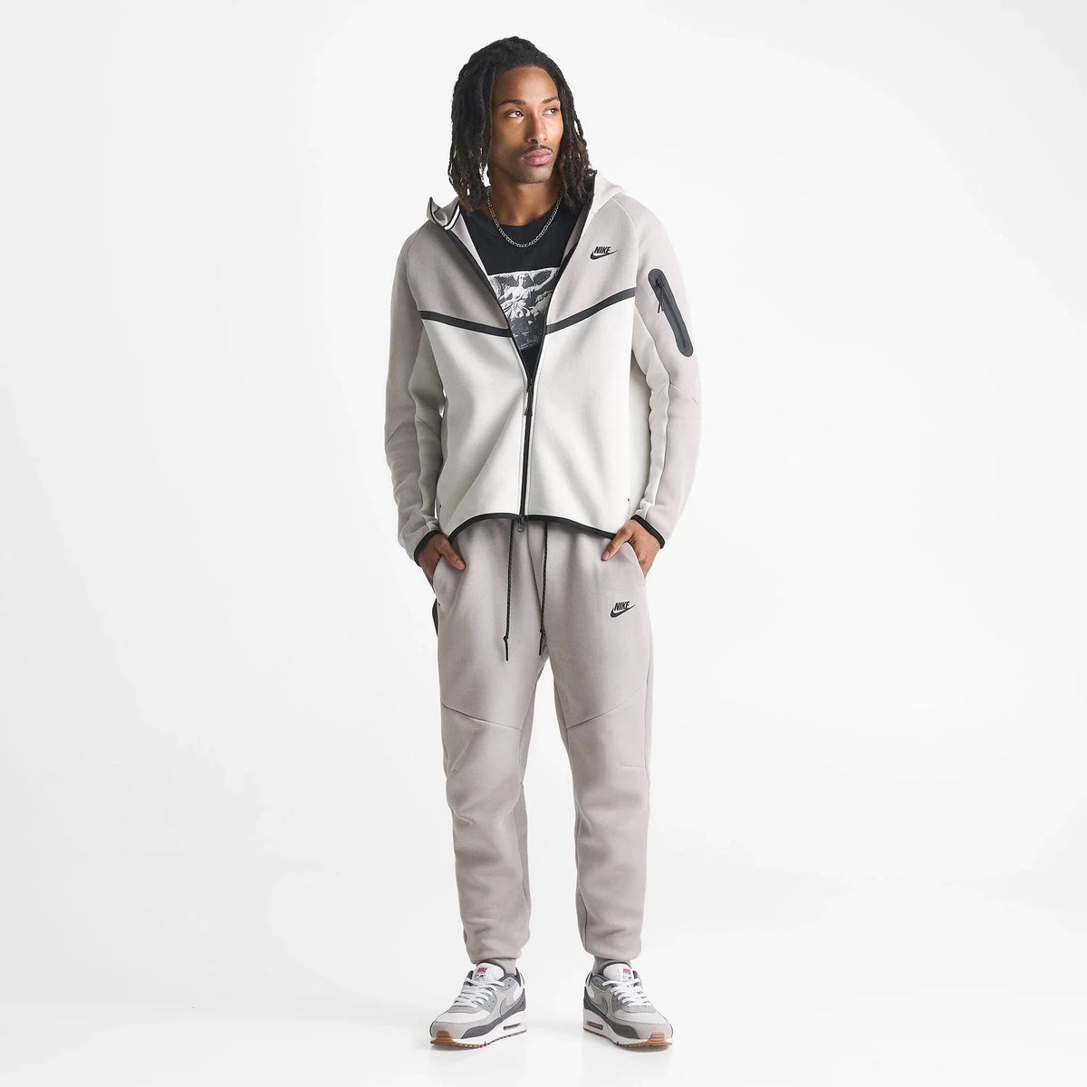 Men's Slim Fleece Jogger Pants - Gray