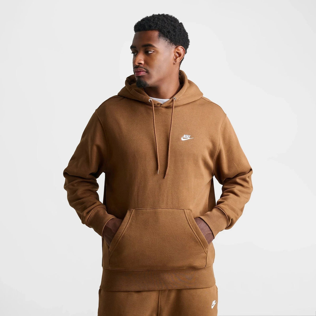 Men's Embroidered Fleece Pullover Hoodie