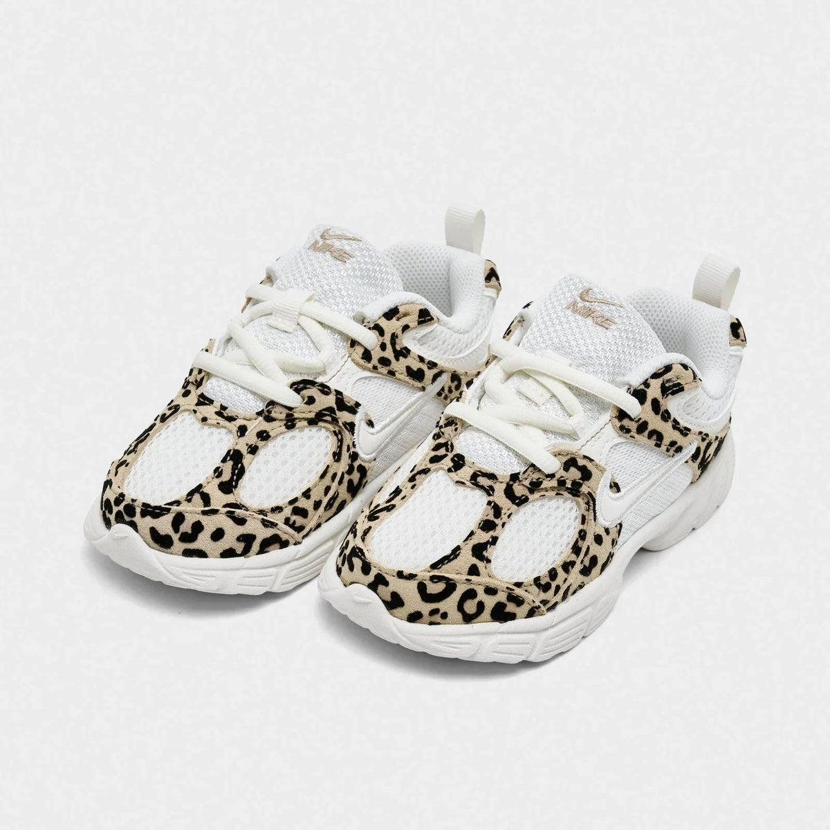 Toddler Mesh Stretch-Lace Sneakers - White