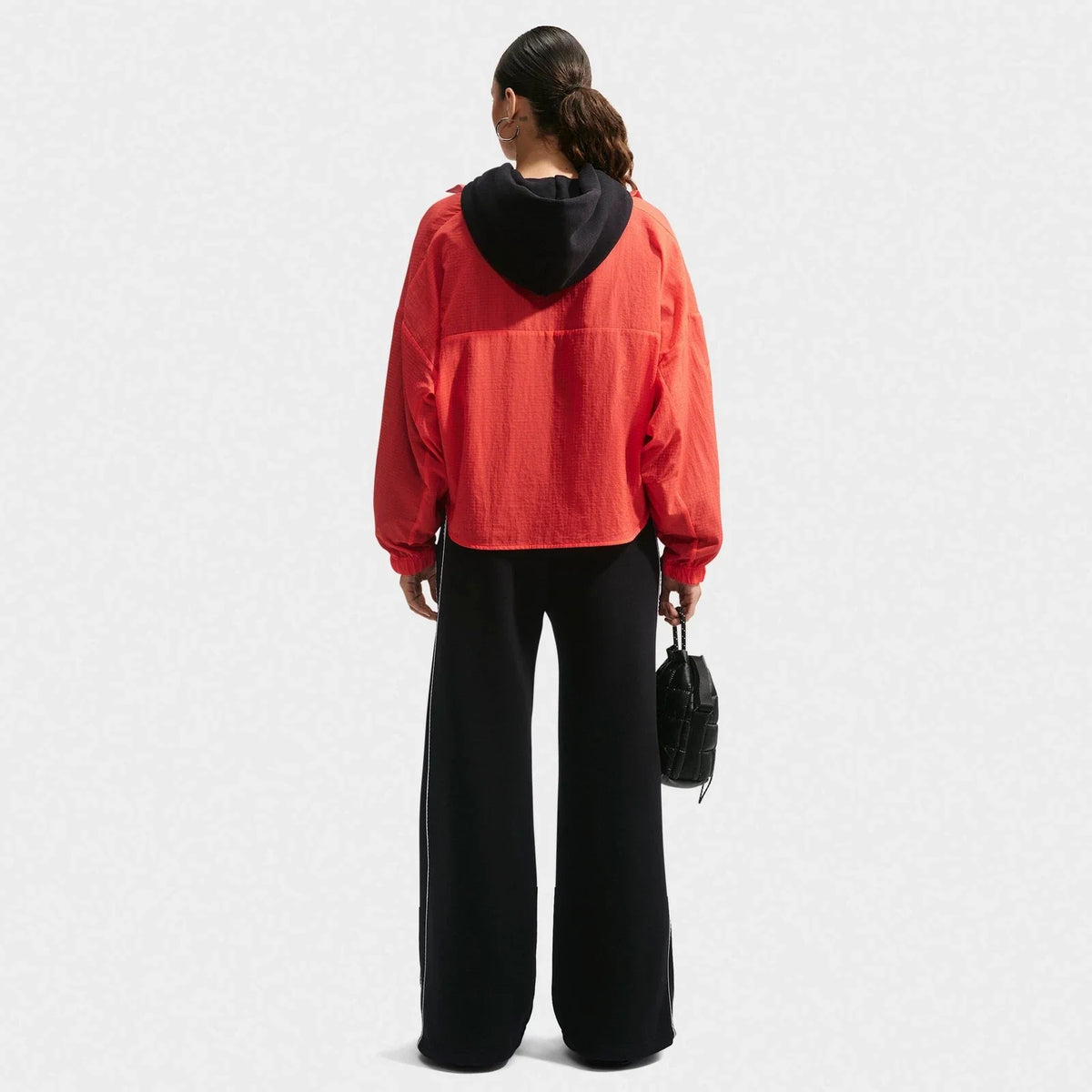 Women's Mid-Rise Wide-Leg Fleece Pants