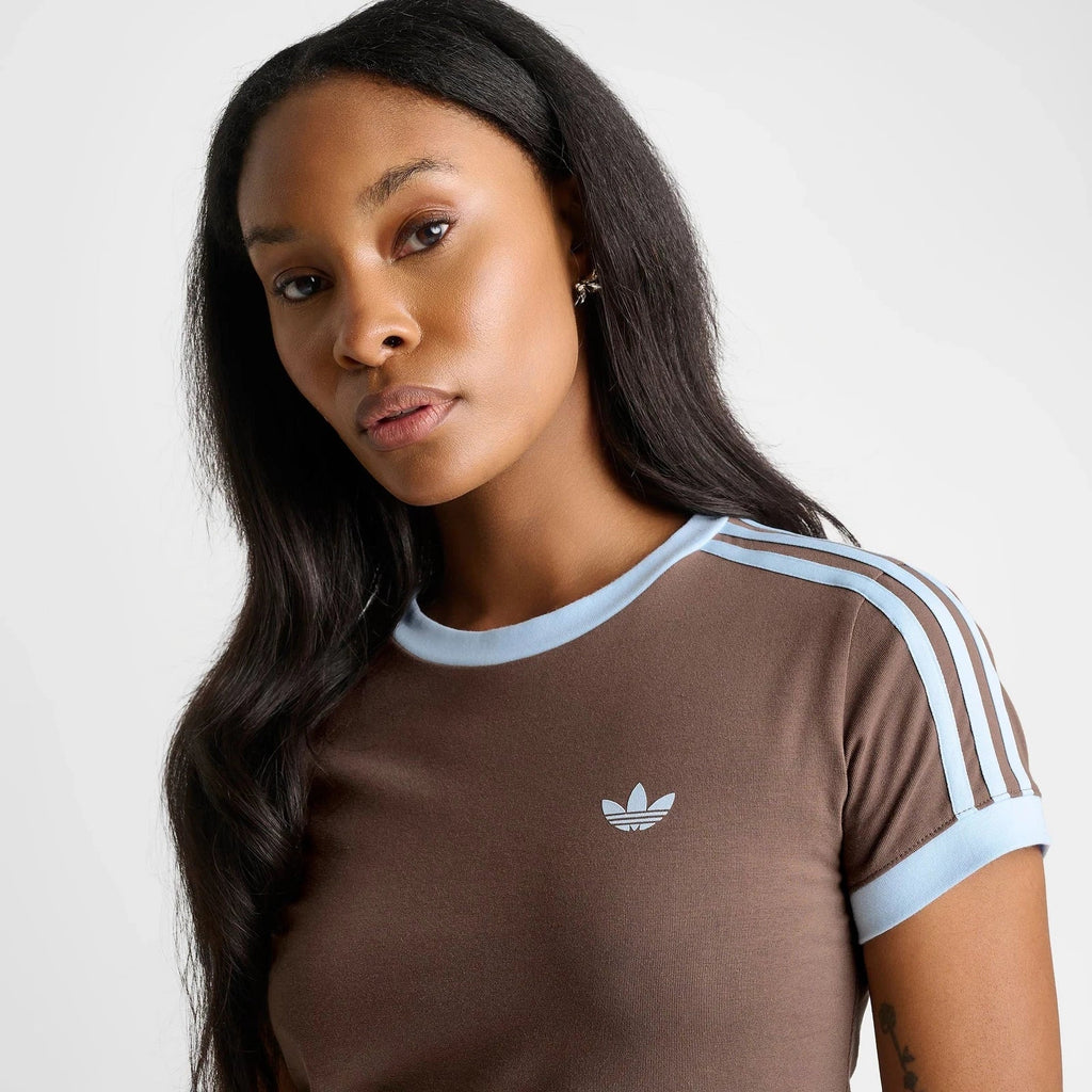 Women's Cropped Short-Sleeve Cotton T-Shirt
