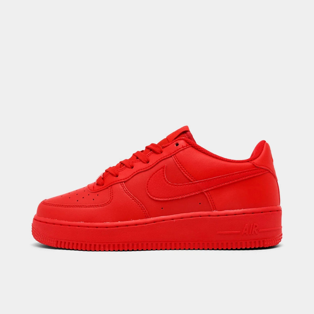 Big Kids' Leather Low Top Sneakers - Red