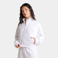 Women's Relaxed Full-Zip Fleece Track Top