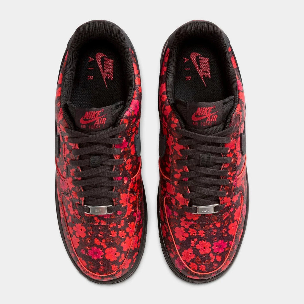 Women's Floral Embossed Leather Low Top Sneaker