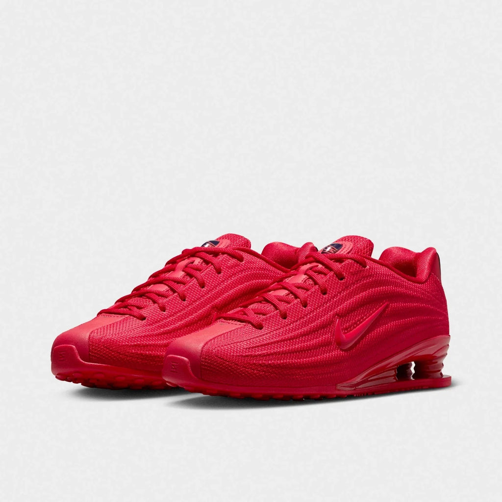 Women's Low-Top Column Cushion Sneakers - Red